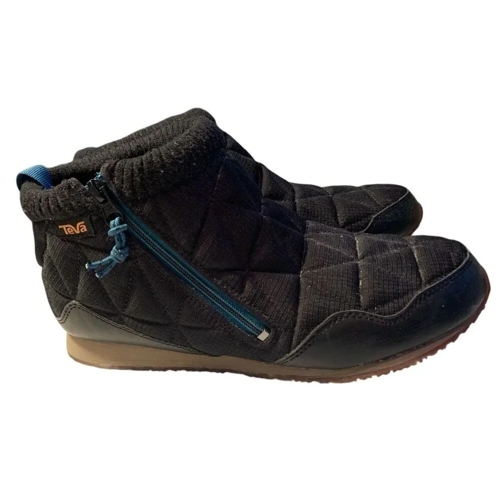 Teva ReEMBER Mid black ankle Boottie BOOTS Men’s sz 10